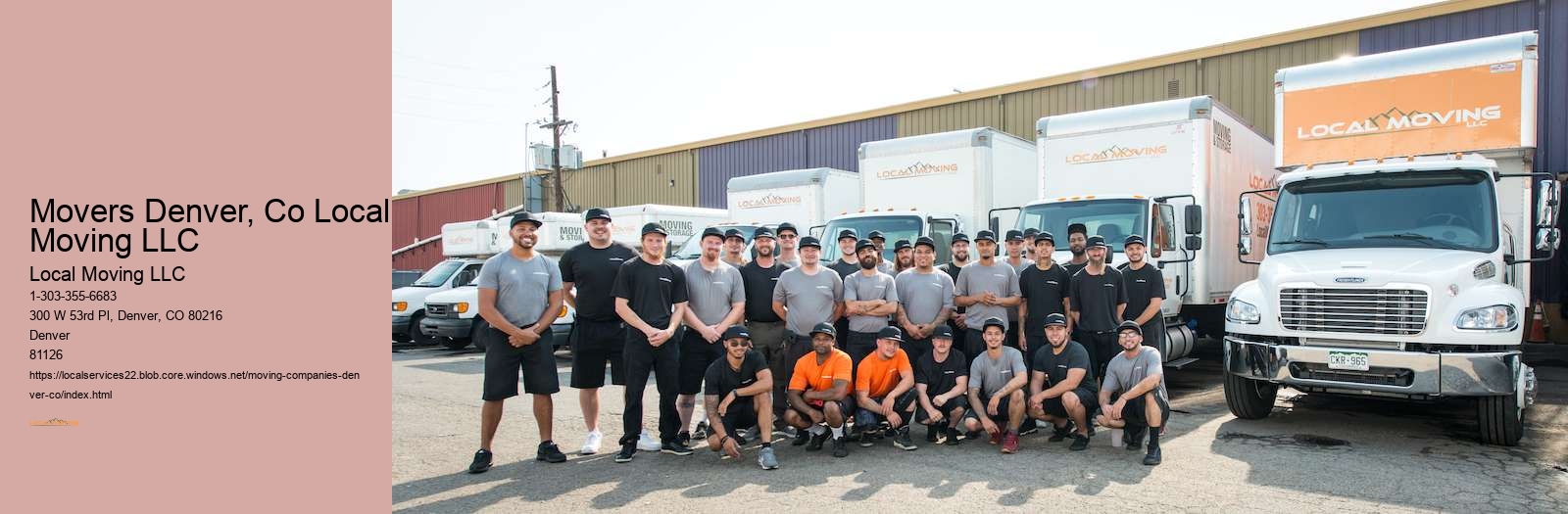 Movers Denver, Co Local Moving LLC