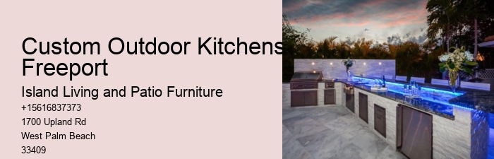 Custom Outdoor Kitchens Freeport