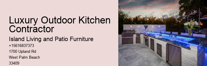 Luxury Outdoor Kitchen Contractor