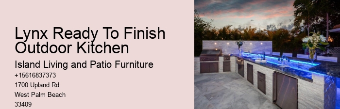 Lynx Ready To Finish Outdoor Kitchen
