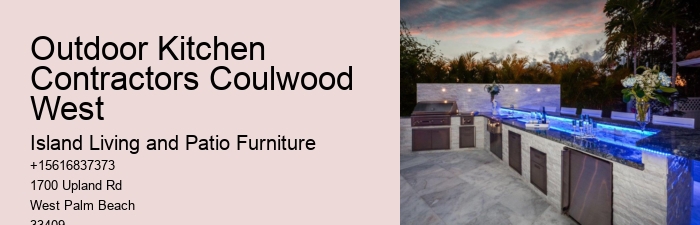 Outdoor Kitchen Contractors Coulwood West