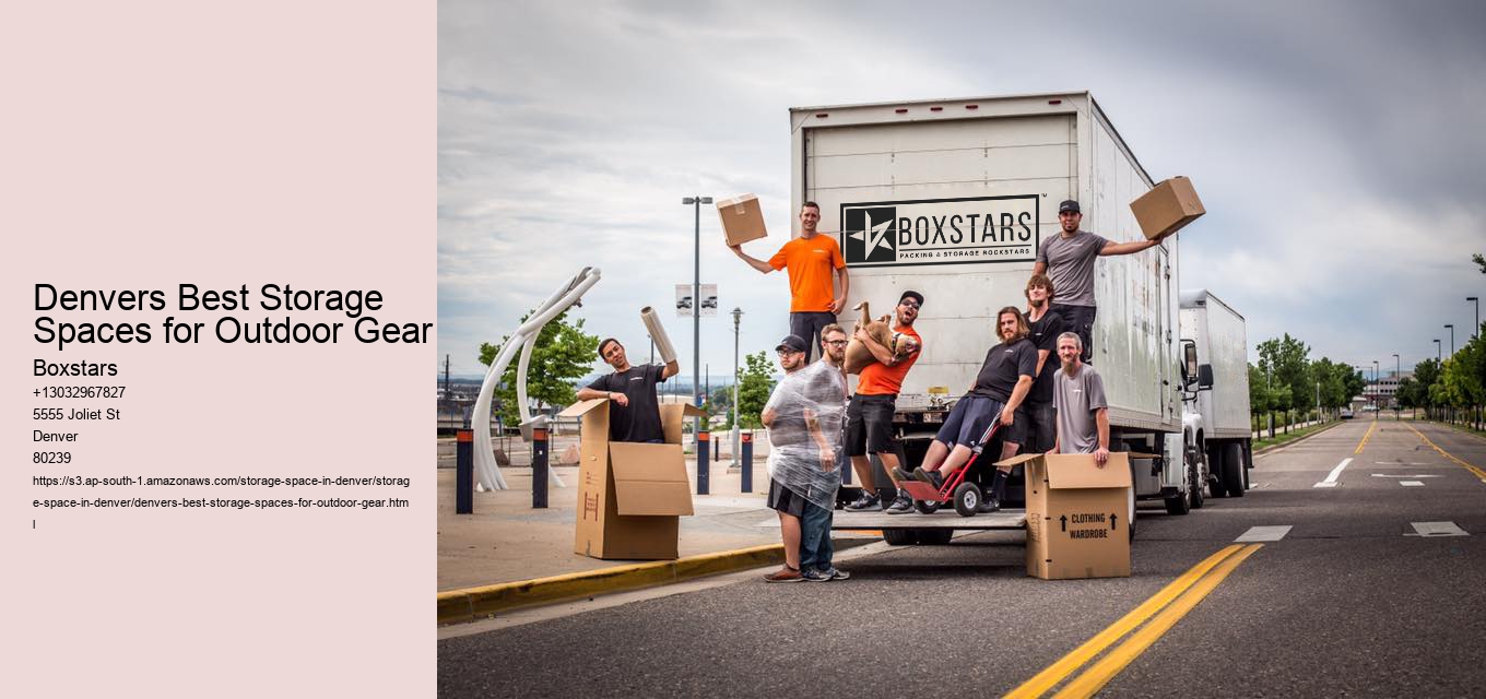 Denvers Best Storage Spaces for Outdoor Gear