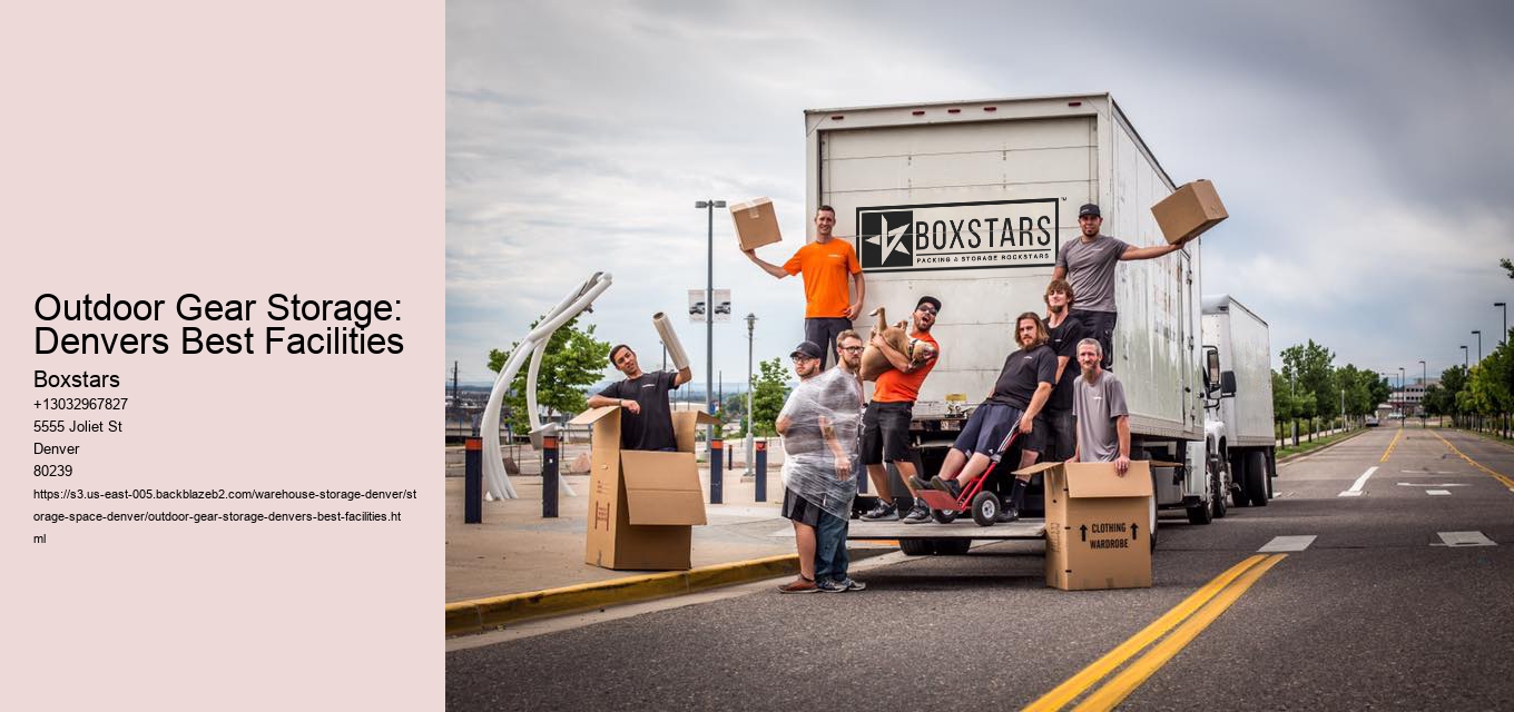 Outdoor Gear Storage: Denvers Best Facilities